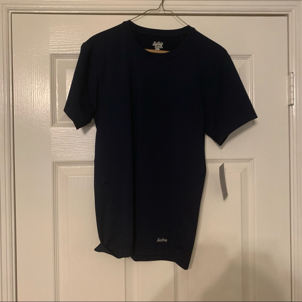 Navy shirt workout